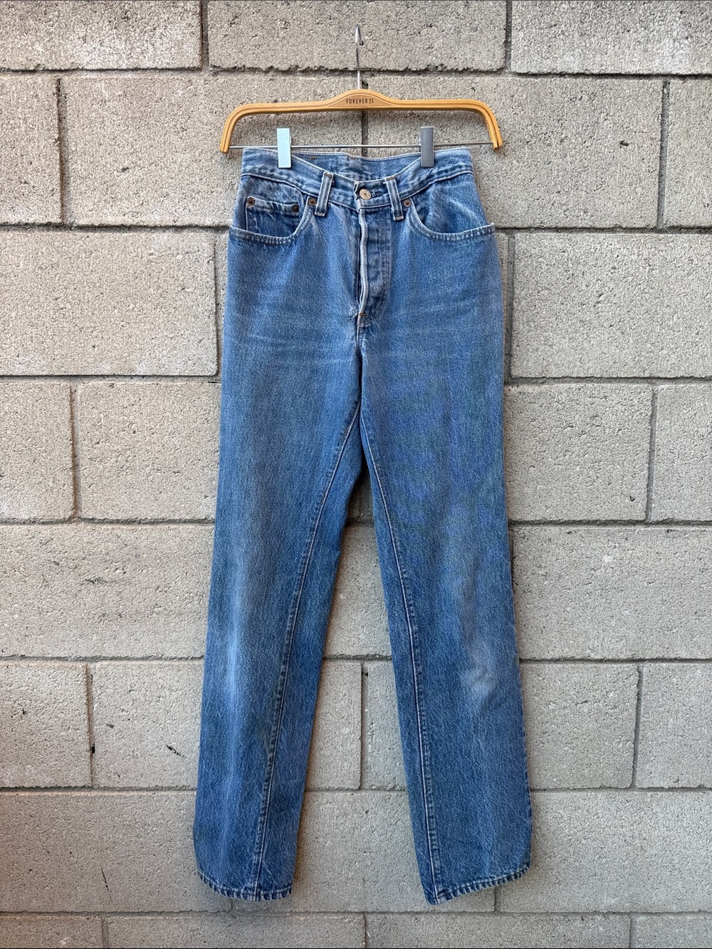 Classic Blue Denim Relaxed Fit Jeans